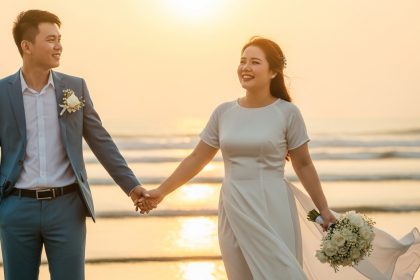 áo dài cho cô dâu béo