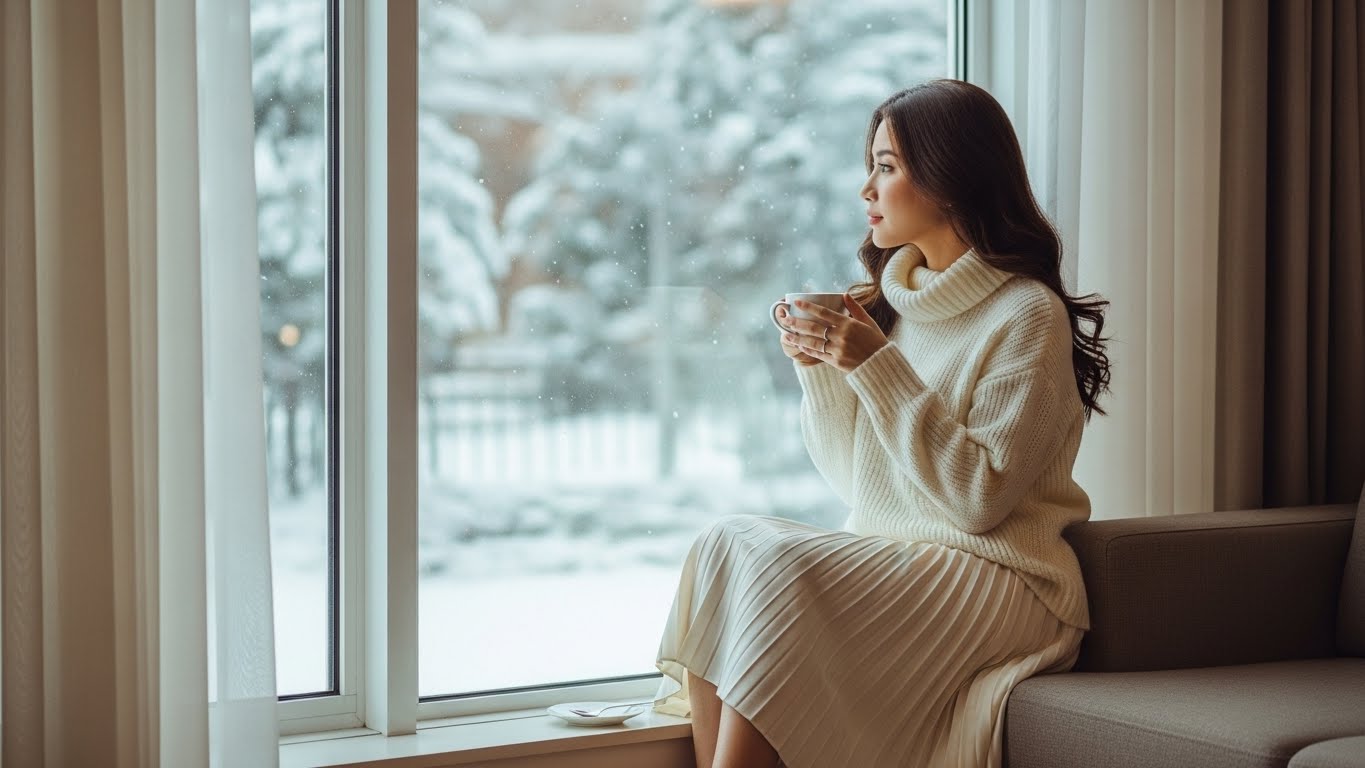 Phụ nữ Việt Nam thanh lịch trong bộ trang phục trắng tinh khôi.