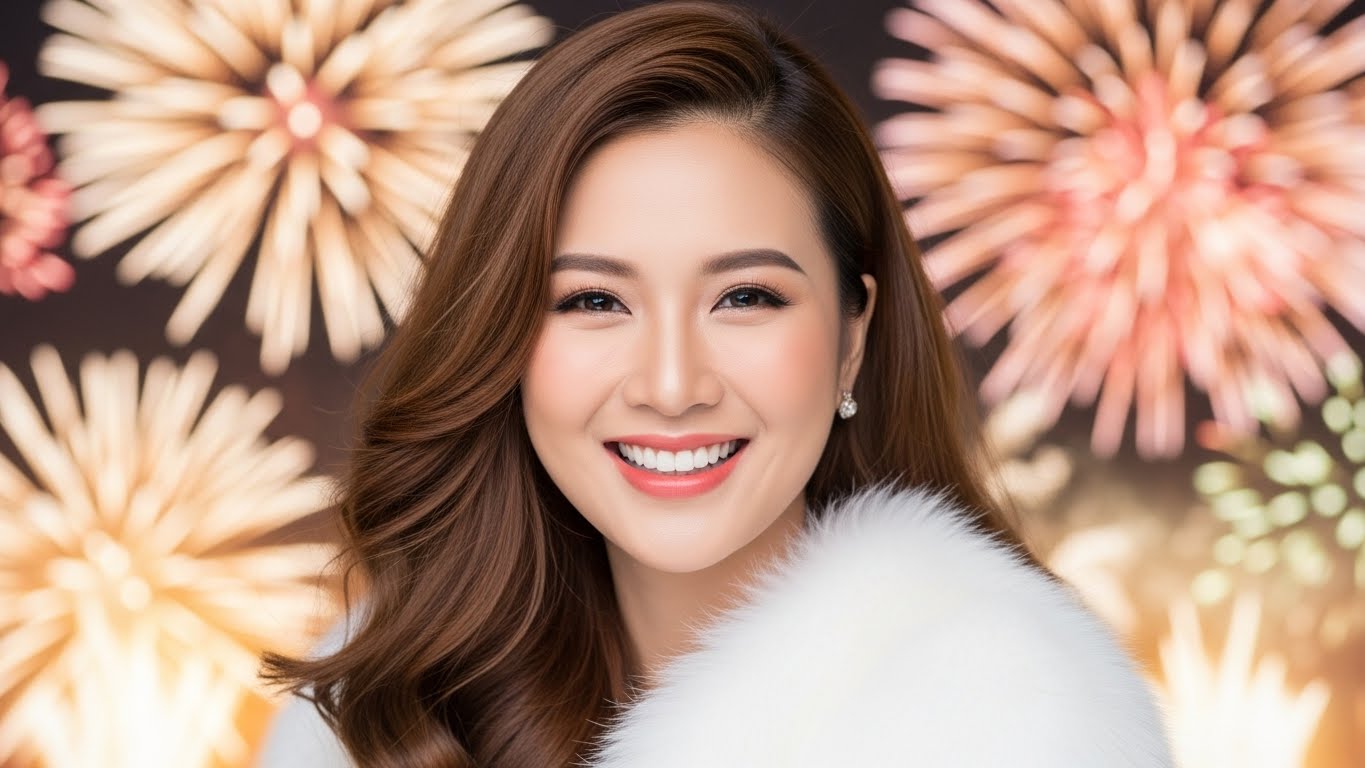 Người phụ nữ Việt Nam xinh đẹp, tự tin tỏa sáng đêm Giáng Sinh