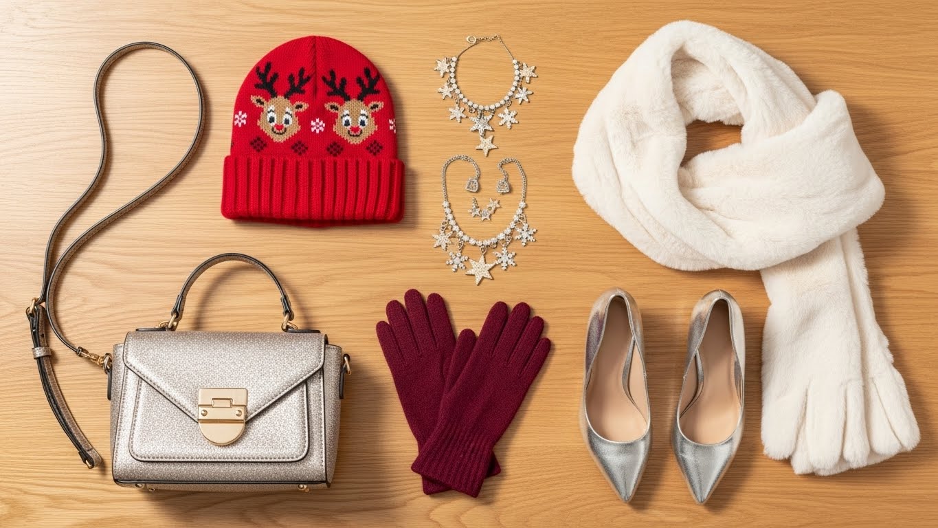 Bộ sưu tập phụ kiện Giáng Sinh cần thiết đa dạng.